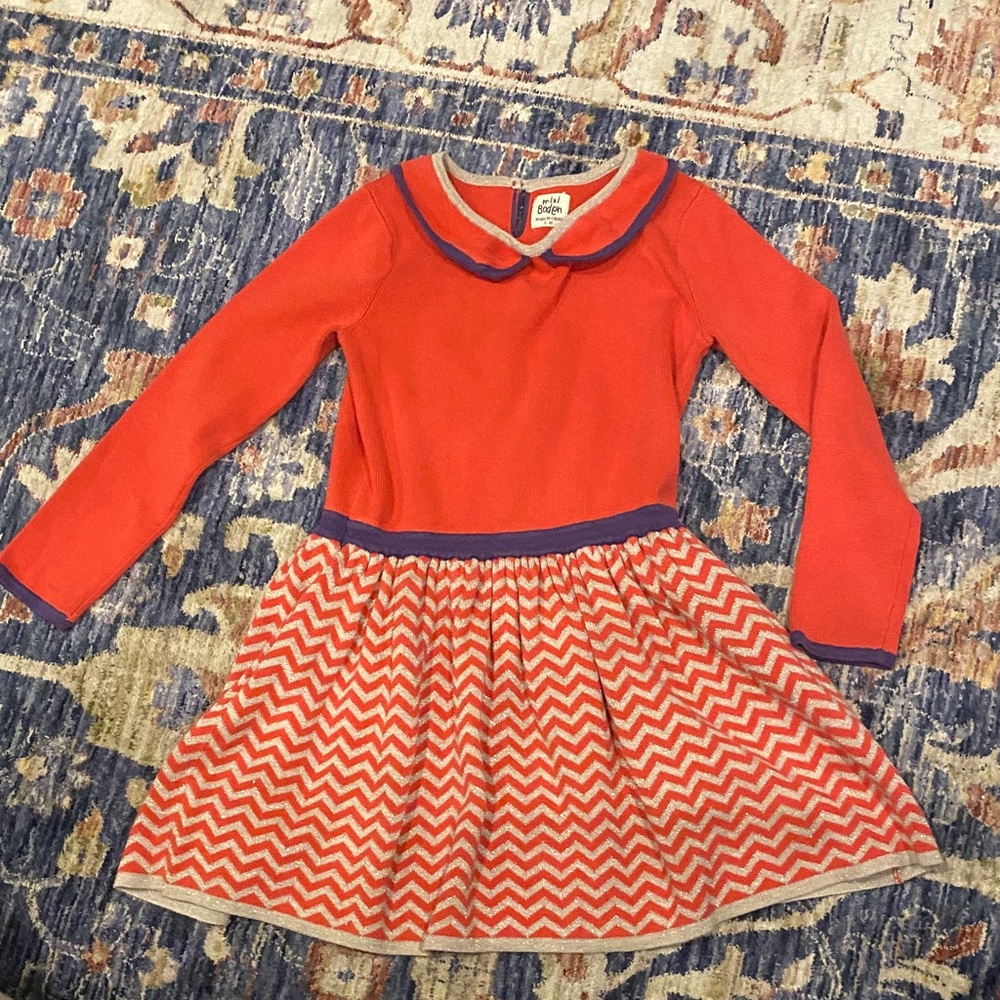 Mini Boden Zigzag girls Dress